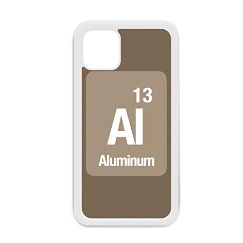 Coque iPhone 12 Pro Max Blanc motif élément chimique Al Aluminium