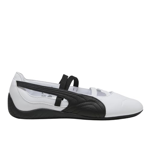 PUMA Speedcat Ballet Womens Lifestyle Shoes White Black Size 8.5