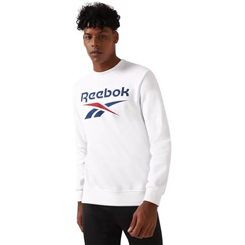 Reebok Identity Big Logo Fleece Crew Sweatshirt Cover