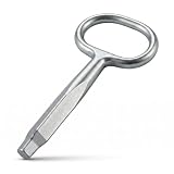 STEXFIT Chiave Quadrata Contatore da 8 mm, Chiave Universale per Contatori Gas, Elettrici, Acqua e Quadri Elettrici