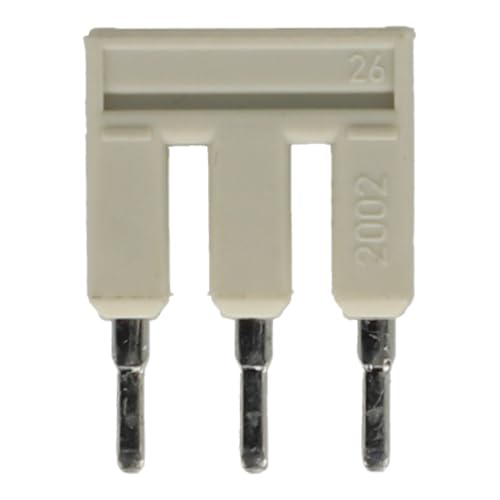 Image of JUMPER BAR, 3WAY, LIGHT GREY 2002-403 By WAGO