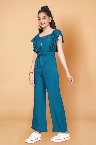 Image of Jwalin Girl's A-Line long Jumpsuit