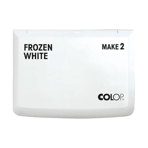 COLOP Stempelkissen MAKE 2 frozen white 70 x 110 mm, Kissen für...