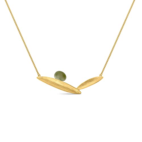 JOI D'ART GARGANTILLA DORADA OLIVIA | Diseñado por Clara Niubò | Colección Olivia | Collar corto de metal dorado con baño de oro de 24 K | Dorado