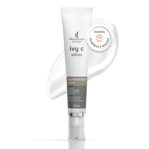 Creme Rejuvenescedor Olhos Ivy C Skincare - 15g - Ação Hidratante - Auxilia na Redução de Linhas Finas e Olheiras - Mantecorp