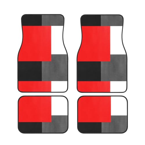 Alfombrillas de coche antideslizantes para solucionar el desgaste del suelo juego de 4 piezas de neopreno
