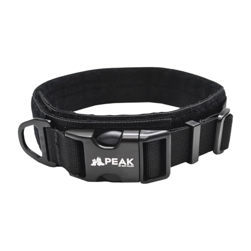 Peak by Ray Allen Palmer Dog Collar (Black, Large)
