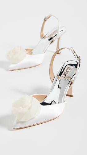 Badgley Mischka Women's CARLISE Pump, Soft White, 64