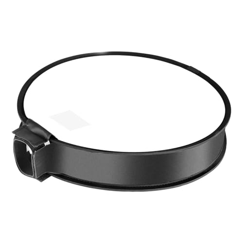 Difusor plegable de poliéster de 40cm negro Uonlytech para lámpara de flash redonda