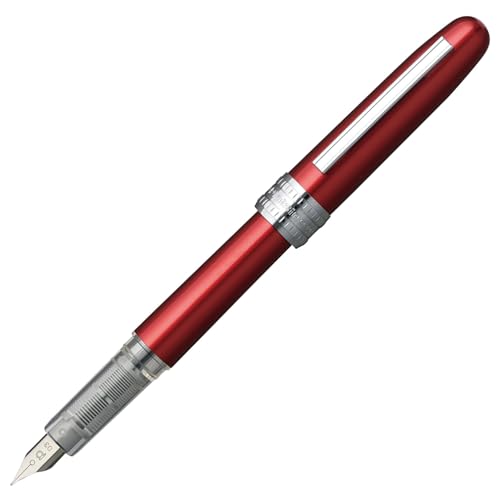 Image of Platinum Fountain Pen, Plaisir Fine Nib, Red (PGB-1000-#70-F)