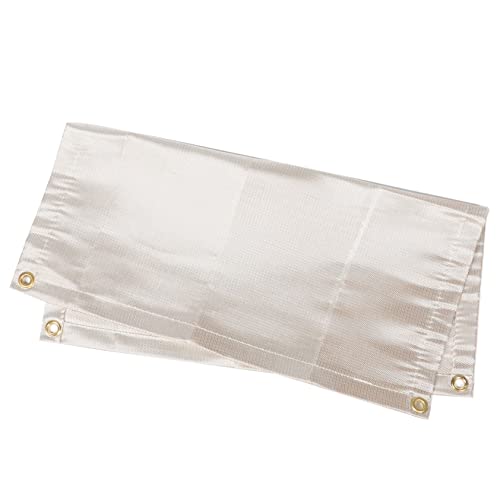 Garneck Outdoor Fire Mat Fire Resistant Blanket BBQ Grill Pad Camping Fireproof for Kitchen Fireplace