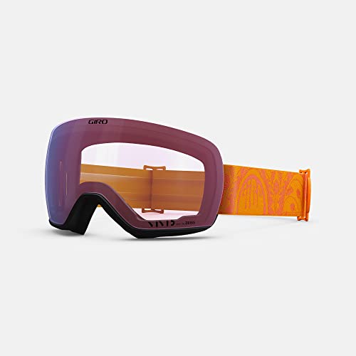 Lunettes de snowboard Giro Lusi dotées de verres infrarouges vifs or rose anti-buée - 3