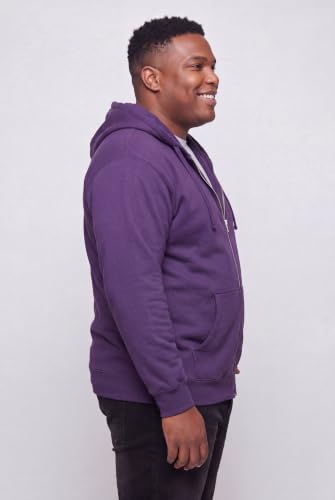 Image of KingSize Men's Big & Tall Fleece Zip-front Hoodie Jacket
