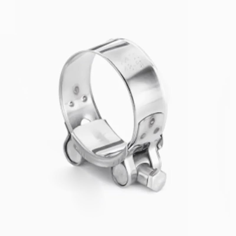 Hose Clamps Stainless Steel Heavy Duty T Bolt, Exhaust Pipe Clips Tube Fixing Clamps Metal Fastener 1pcs(36-39mm)