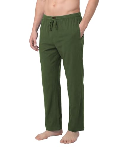 Image of Andrew Scott Men's Cotton Lounge Pants | Sleep Pajama Bottoms| Multi Packs | Drawstring & Pockets
