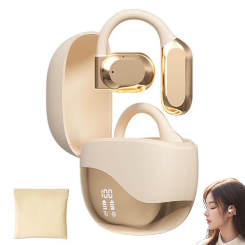 Auricolari Con Traduzione in Tempo Reale Con Ia Cuffie Traduttrici Wireless 3 in 1 per 144 Lingue per iPhone E Android Aperti Con Custodia Di Ricarica Portatile per ViaggiCachi