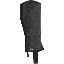 Dover Saddlery Riding Sport Kids Eco Leather Half Chaps, Color Black, Size Small