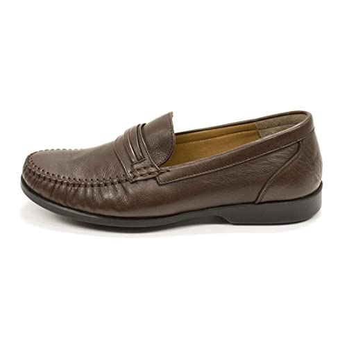 RETTO Men's Eastern Leather Penny Loafer2