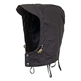 Picture of OUTBACK TRADING Oilskin Unisex Waterproof Western Hood, Brown, Medium