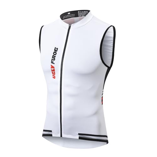 UGLY FROG Chaleco Ciclismo Cortavientos con Bolsillos