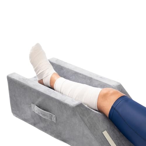 Leabdio足枕 足サポート用枕 手術後 就寝用 足置き 足 むくみ解消グッズ 医療用足枕 足の枕を上げ 足まくら疲労を和らげ 片足・両足 静脈瘤を和らげる 足首の怪我 フットレスト 脚のむくみ (片足)