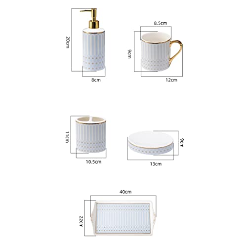 Ensemble de bains de bouche pour vasque propre et salle de bain ordonnée - 3