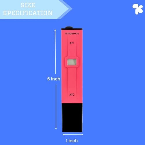 Image of AMPEREUS Digital pH Meter | Water Quality Tester for Home, RO, Aquarium & More | Accurate Water Purity, pH Level & TDS Checker for Reliable Testing