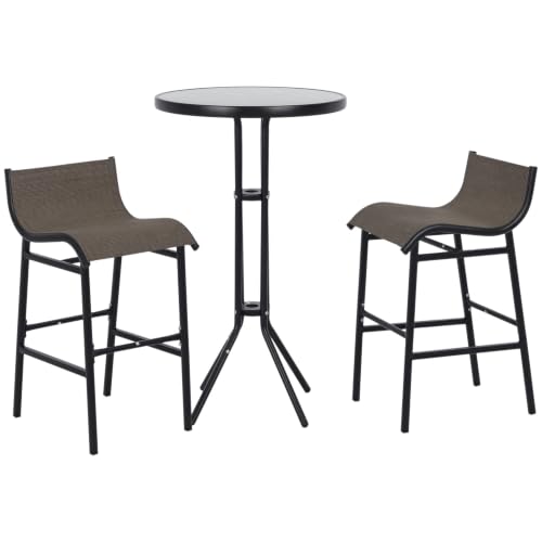 Outsunny 3-Piece Round Pub Bistro Set