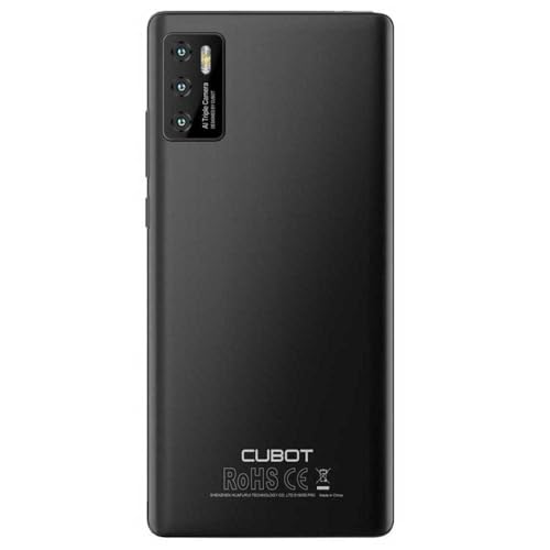 Cubot P50 Smartphone - 6.2'' HD+, 6GB, 128GB, 20MP Kamera, Svart