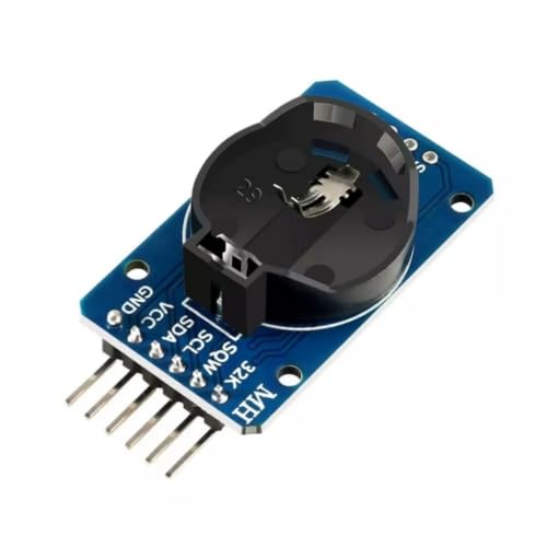 Ayzek DS3231 Hassas Rtc ve 24C32 Hafıza Modülü, I2C Arayüzü, Gerçek Zamanlı Saat, 32K Çıkışı, Arduino Uyumlu, Pil Yuvası