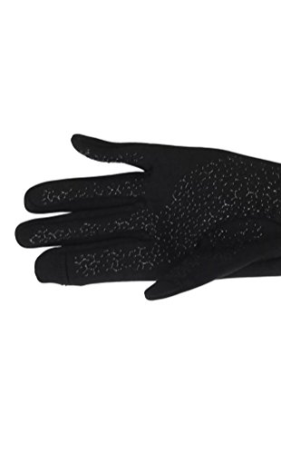 head womens touchscreen running gloves black meduim