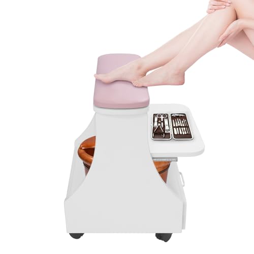 Tabouret De Pédicure Pédicure Pied Rest 3 Niveaux Avec Tiroirs Repose Pied Pedicure Chariot De Manucure Et Pédicure Tabouret De Manucure,Pour Salon De...