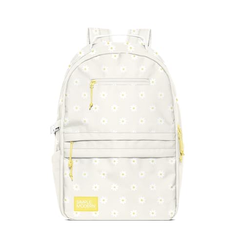 Image of Simple Modern Kids Backpack for School | 25L Laptop Backpack | Floral | Ellis Bookbag for Girls, Boys | Cute Backpack for High School, College, Teens | Cream Florals