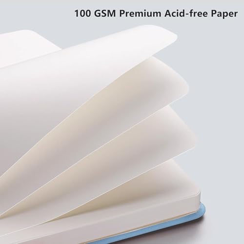 Image of RETTACY Blank Journal Notebook, 192 Pages, A5 Medium Size (5.7'' x 8.3'')
