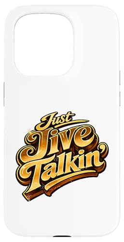 Just Jive Talkin' Retro 70s Soul Funk �f�B�X�R �^�C�|�O���t�B �X�}�z�P�[�X iPhone 15 Pro �p