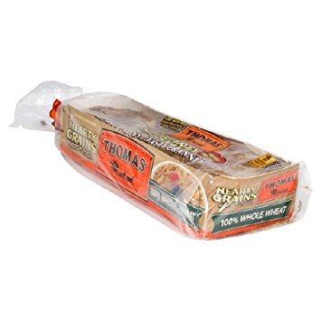 Thomas' Hearty Grains 100% Whole Wheat English Muffins 18 Oz 2 Packs