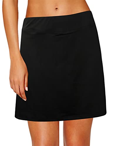 Timuspo Sportrock Damen mit Hose Hoher Taille Skort Hosenröcke Elastischer...