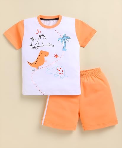 Image of Toonyport Boys Summer 3 Packs Of T-shirts and Shorts Combo Set (Multicolors)