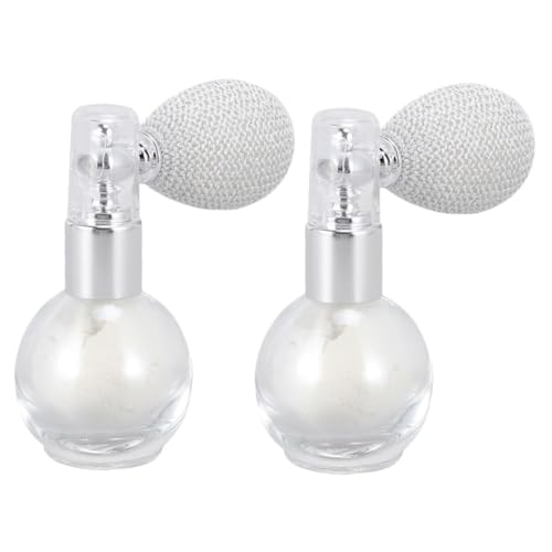 Vaguelly 2Piezas Rociador De Polvo Maquillaje Para Cuerpo y Femenino Para Decoración De Maquillaje Facial Color