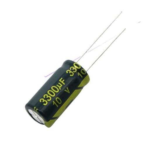 Condensateur 10V 3300uF format radial compact 10x20mm haute capacité de filtrage