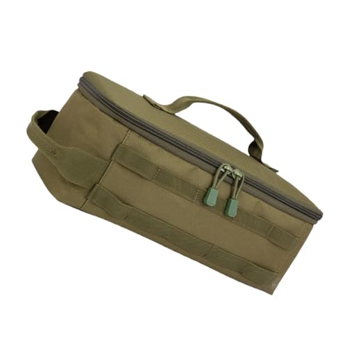 キャンプ調理器具バッグ大容量ピクニック食器オーガナイザーストーブポットポータブルキャリングバッグ持ち運びが簡単ポータブルアウトドアキャンプ収納ポーチ軽量