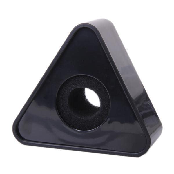 atorse 6xabs injection molding triangular microphone station -black