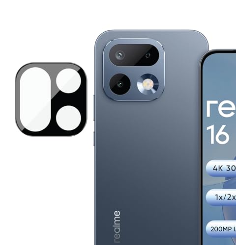 Image of FabeKee Camera Lens Protector Compatible With Realme 16 Pro 5G 9H Tempered Glass, Anti-Scratch, HD Clear, Easy Installation, Ultra-Thin Camera Lens Protection