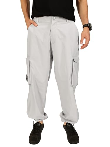 Image of Thomas Scott Men's | Solid | Light Weight | Breathable Fabric | Ribbed Bottoms | Mid Rise | Loose Fit | 100% Cotton | Button Waist | Chino Trouser | Pants