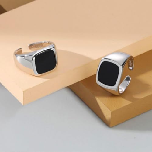 GARNI シルバー925 オニキススクエアリング GARNI ガルニ リング Square Onyx Ring スクエア オニキス SV925
