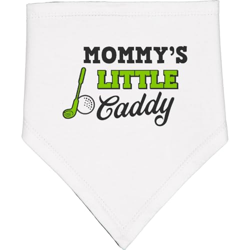 inktastic Mommys Little Caddy with Golf Club and Ball Baby Bandana Bib