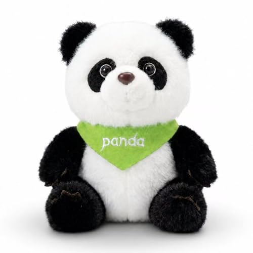 Cute Panda Stuffed Animal Plush Toy – Soft Black and