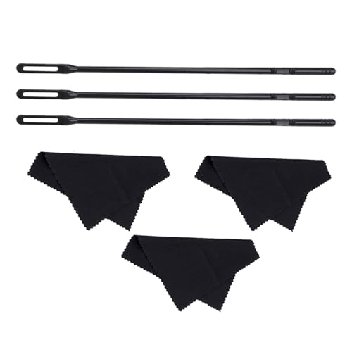 COPLKY Flute Rod Cloth Combination Set Flute Kits Maintenance Tool Instrument Probe Rod Tools