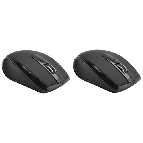 FOIJPPINP 2X Type-C 2.4Ghz Raton Inalambrico Disponible con Receptor USB C para Pro Y Chromebook Negro
