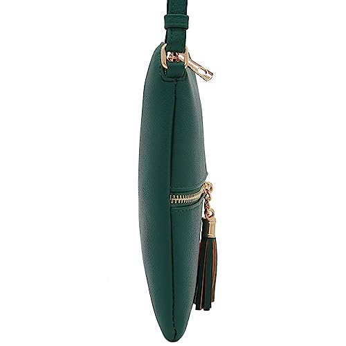 Image of Lightweight Medium Crossbody Bag with Tassel